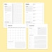 Printable Planner Bundle - Day, Week, Month, and Quarter Planners - Etsy