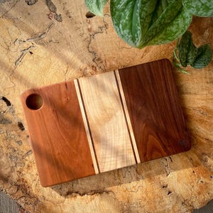 Small Cutting Board, Wood Cutting Board, Serving Board, Natural Board, Chopping Board, Walnut Hardwood, Kitchen Accessories, Cheese Board