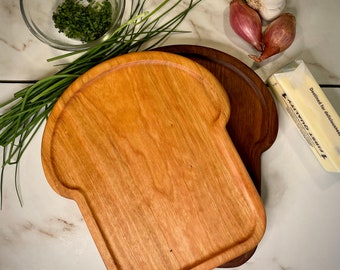 Butter Board, Bread Board, Bread Shaped Cutting Board, Bread Shaped Board, Toast Plate, Serving Board