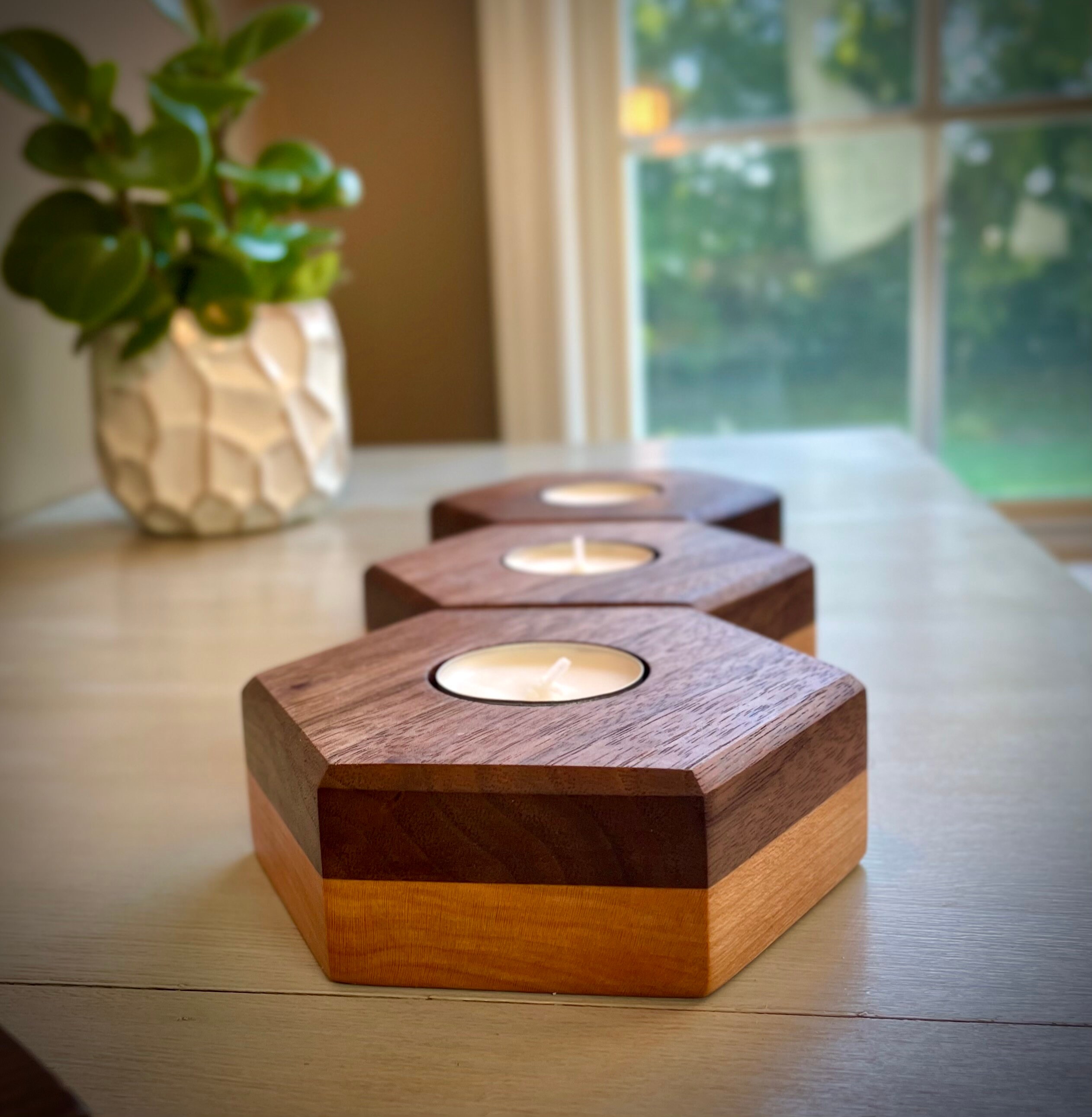 Modern Tea-light Holder, Table Room Decor, House Warming Gift, Candle  Accessories, Concrete Ornaments, Candle Gift Set, Modern Design 