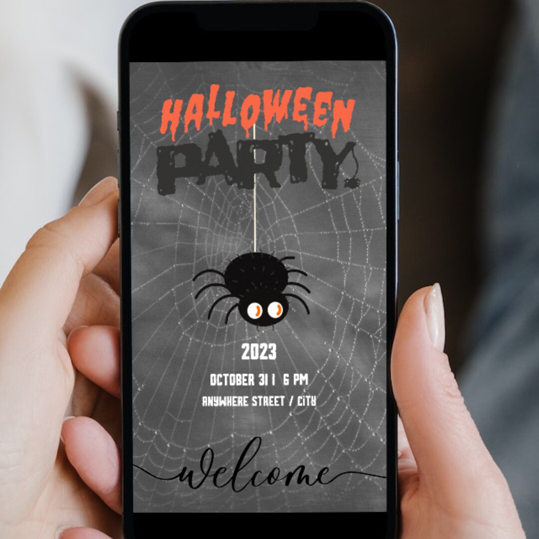 Quick and Spooky Halloween Invitations as Digital Downloads - Etsy
