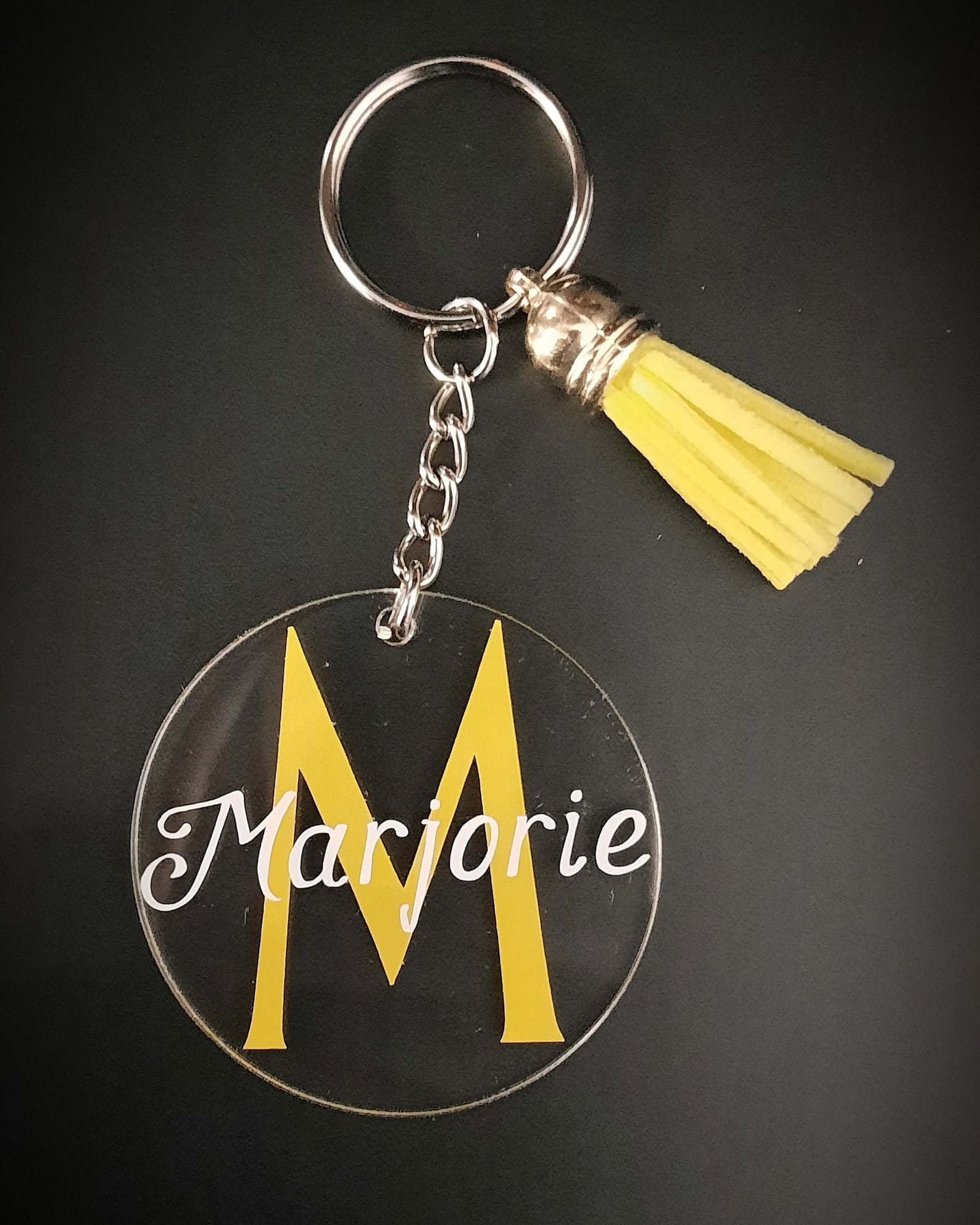 Handmade Personalised Key Ring Etsy