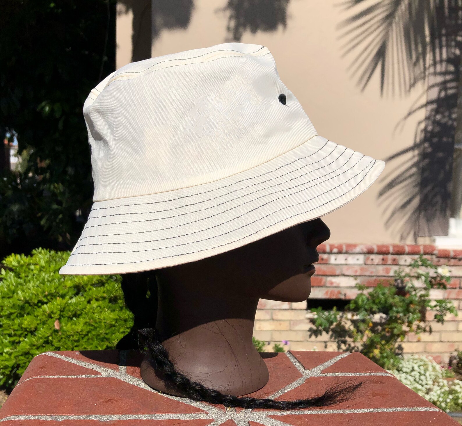 Plain OffWhite Bucket Hat Etsy