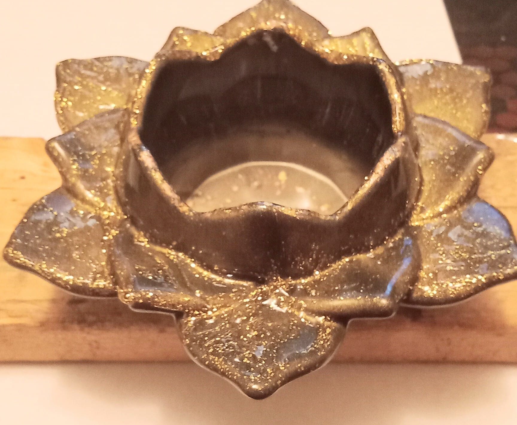 Resin Lotus Flower Candle Holder Etsy