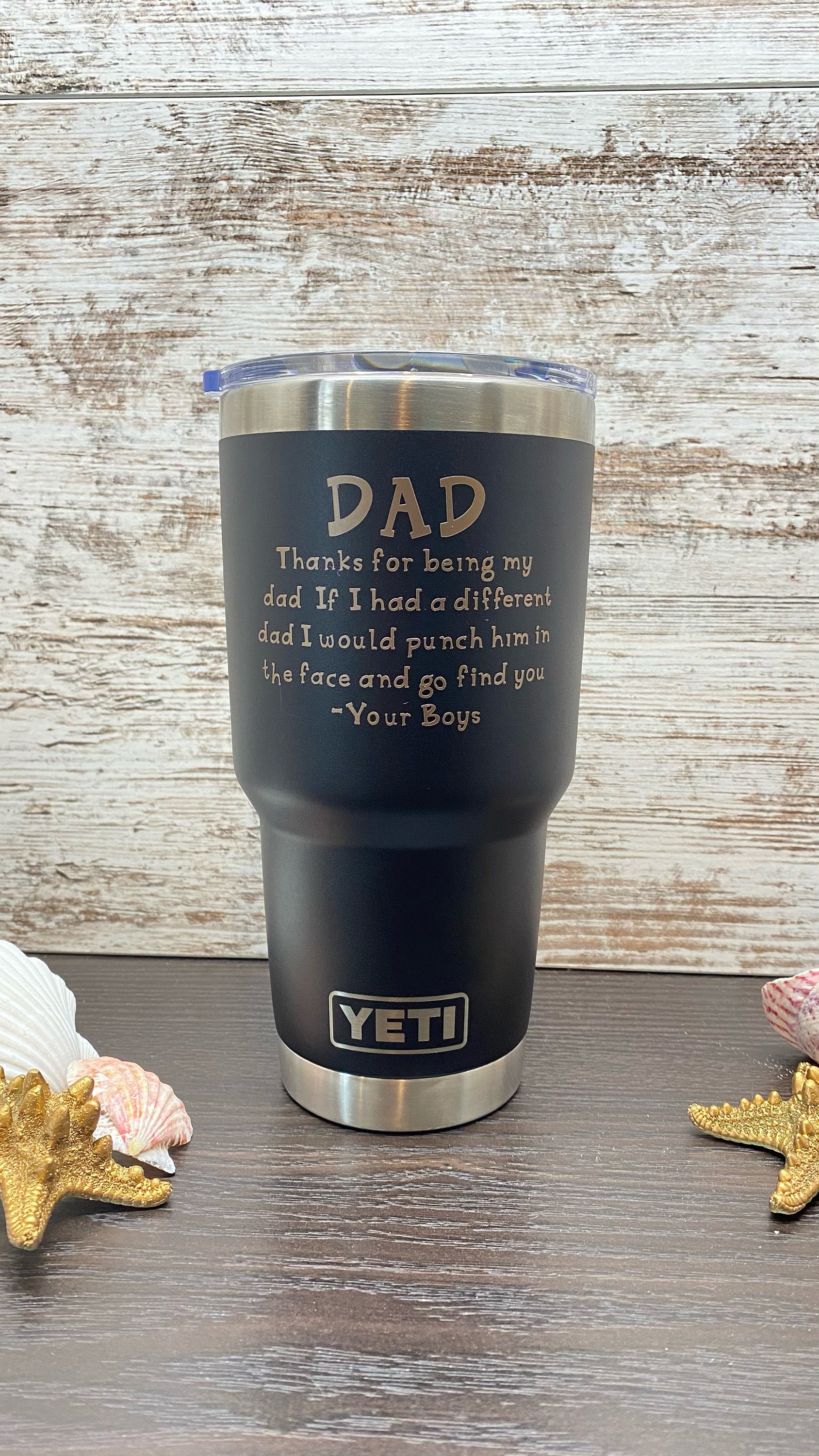 Dad Father's Day Yeti 30oz travel mug with lid Etsy