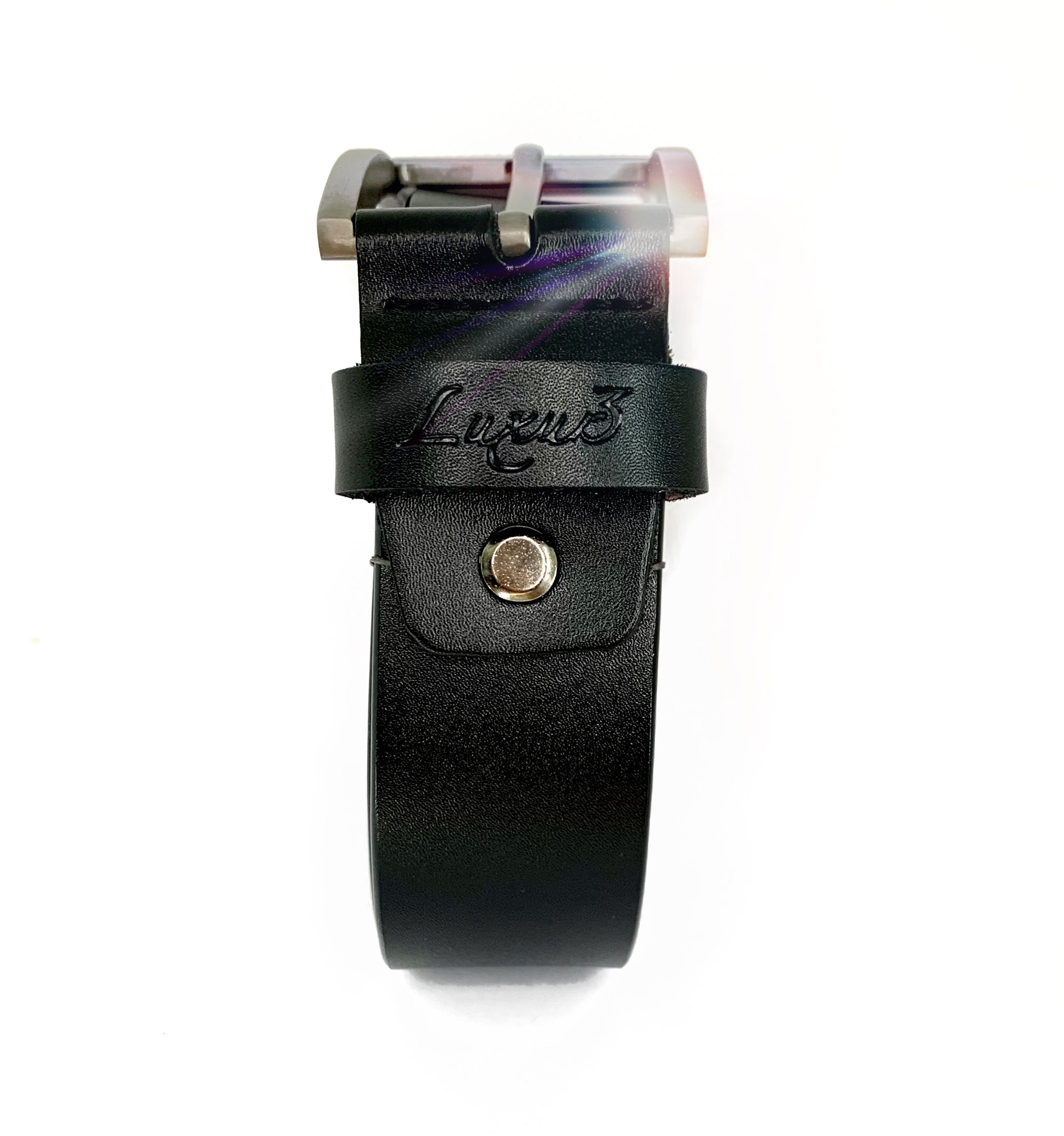 DeLux1 Blackberry leather belt Etsy