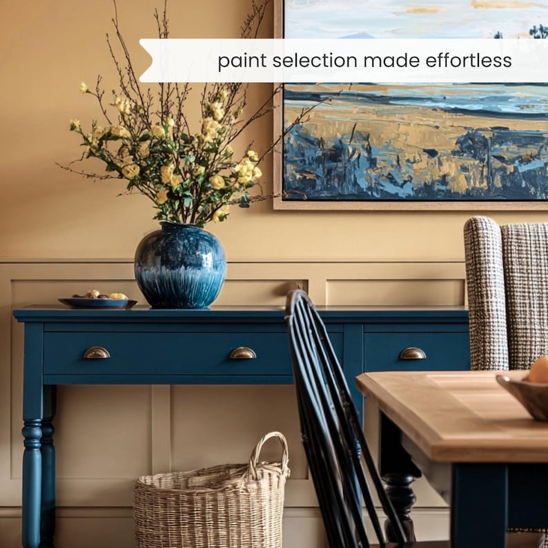 A Mid-Century Modern and Eclectic color palette with Sherwin Williams paint colors. Includes coordinating and accent colors with whites, brown, red, blues, greens and neutrals. Curated by Colors by Lavenia on Etsy.