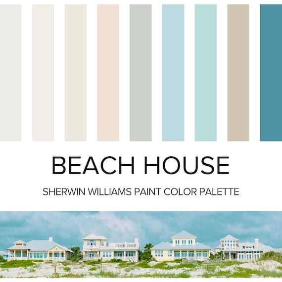 Beach Color Palette Sherwin Williams The Best 30 Beach House Exterior