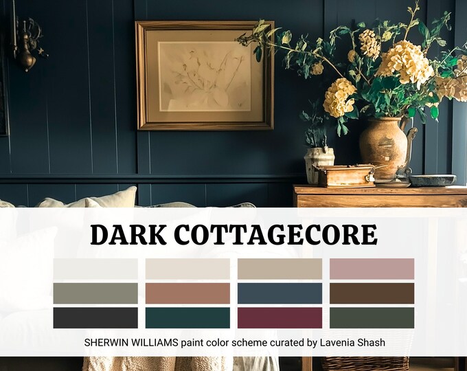 Sherwin Williams Moody English Cottage Color Palette: Whole House ...