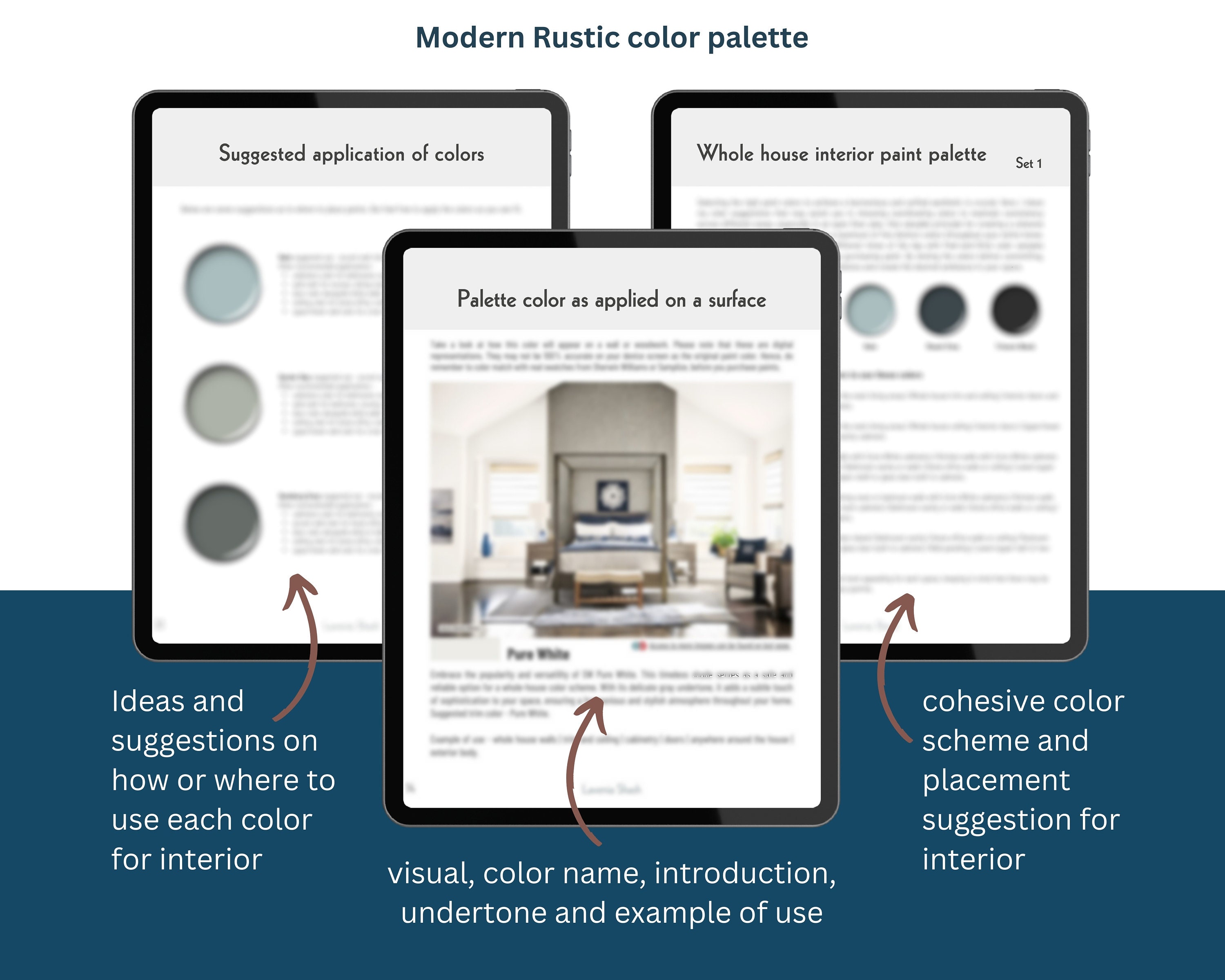 Modern Rustic Color Palette: Sherwin Williams Paint Palette for Rustic ...