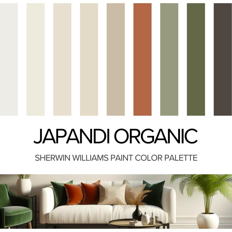 Japandi Color Palette Sherwin Williams Home Interior Paint Guide 