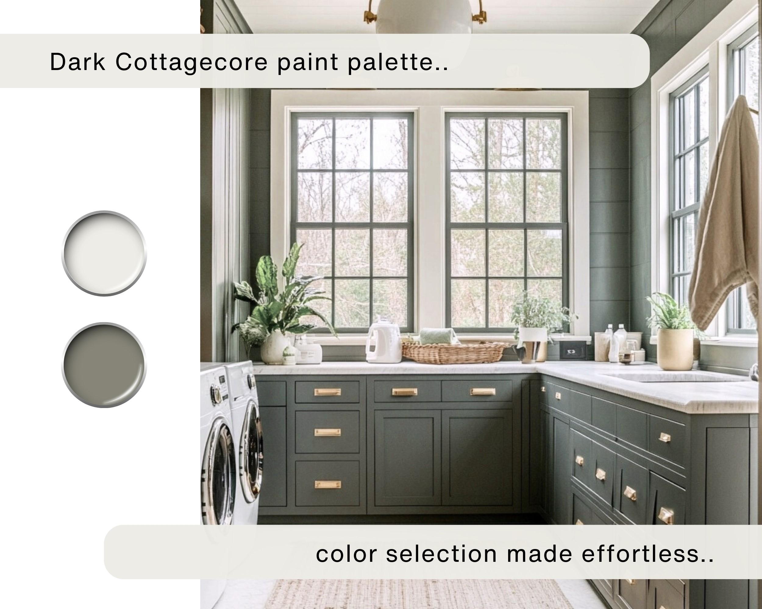 Cottagecore Color Palette: Sherwin Williams Dark and Moody Whole House ...