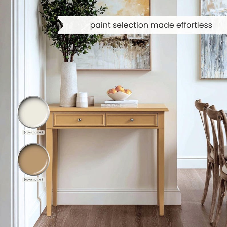 A Bohemian color palette with Sherwin Williams paints. The Boho color scheme includes white, neutrals and earth tones with greens and browns. Curated and designed by Colors by Lavenia on Etsy.
