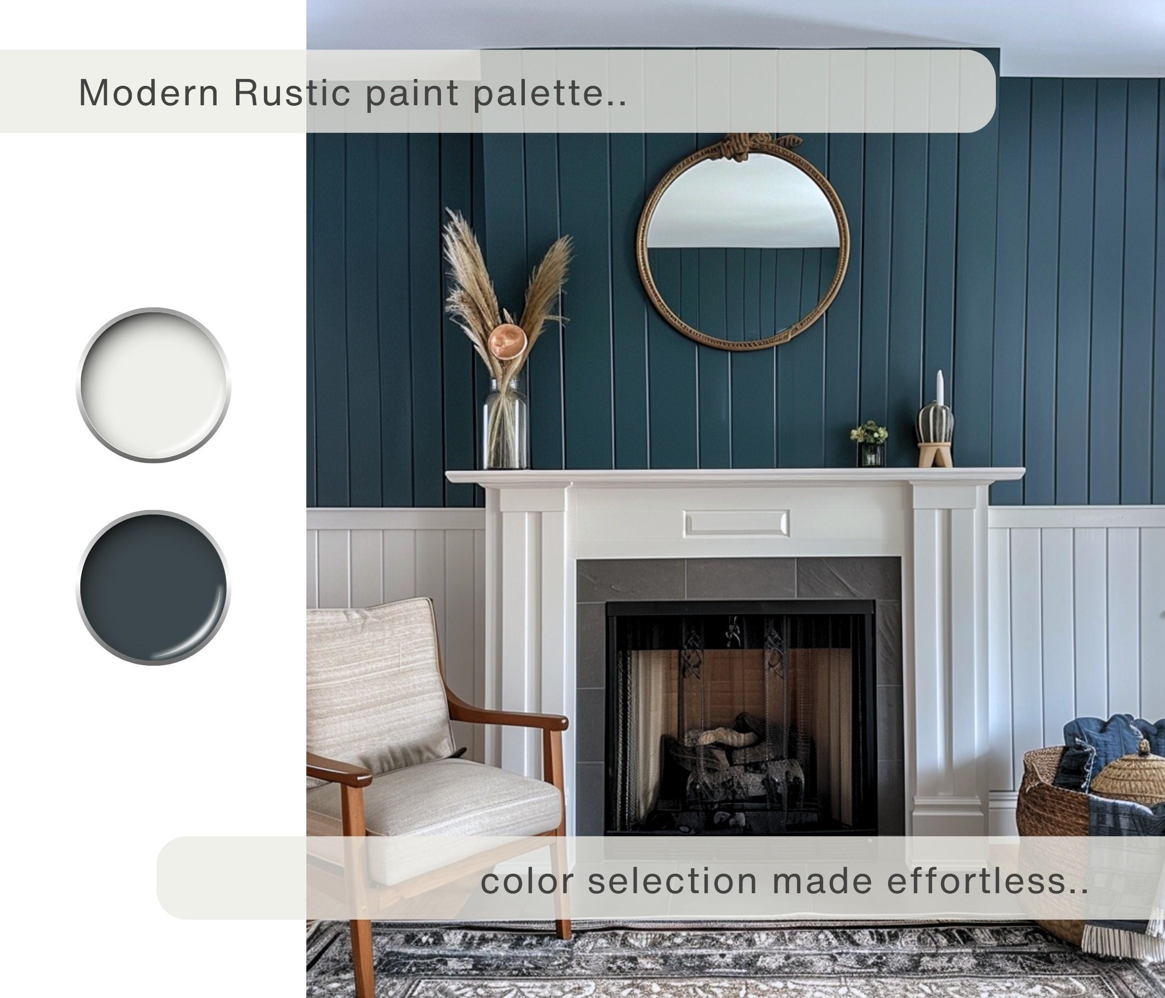 Modern Rustic Color Palette: Sherwin Williams Whole House Interior ...