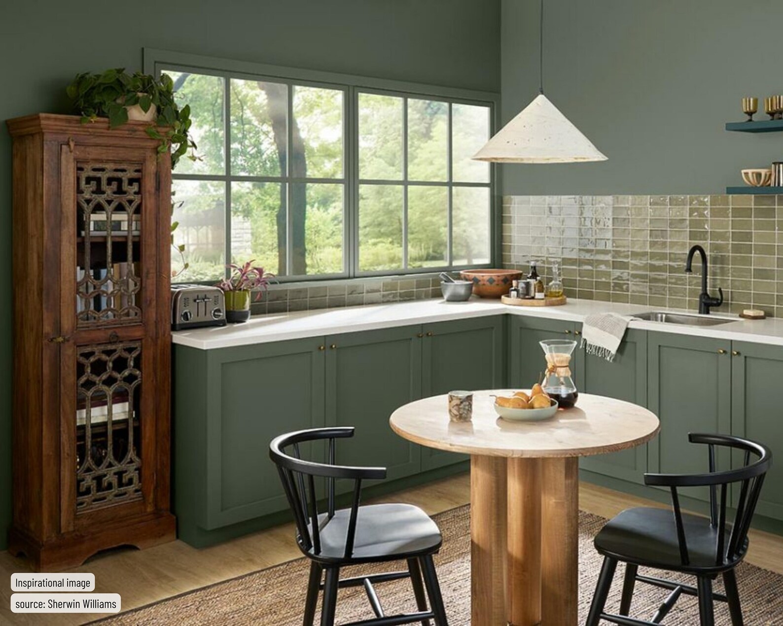 Sherwin Williams Rosemary Paint Color Palette, Mid Century Modern