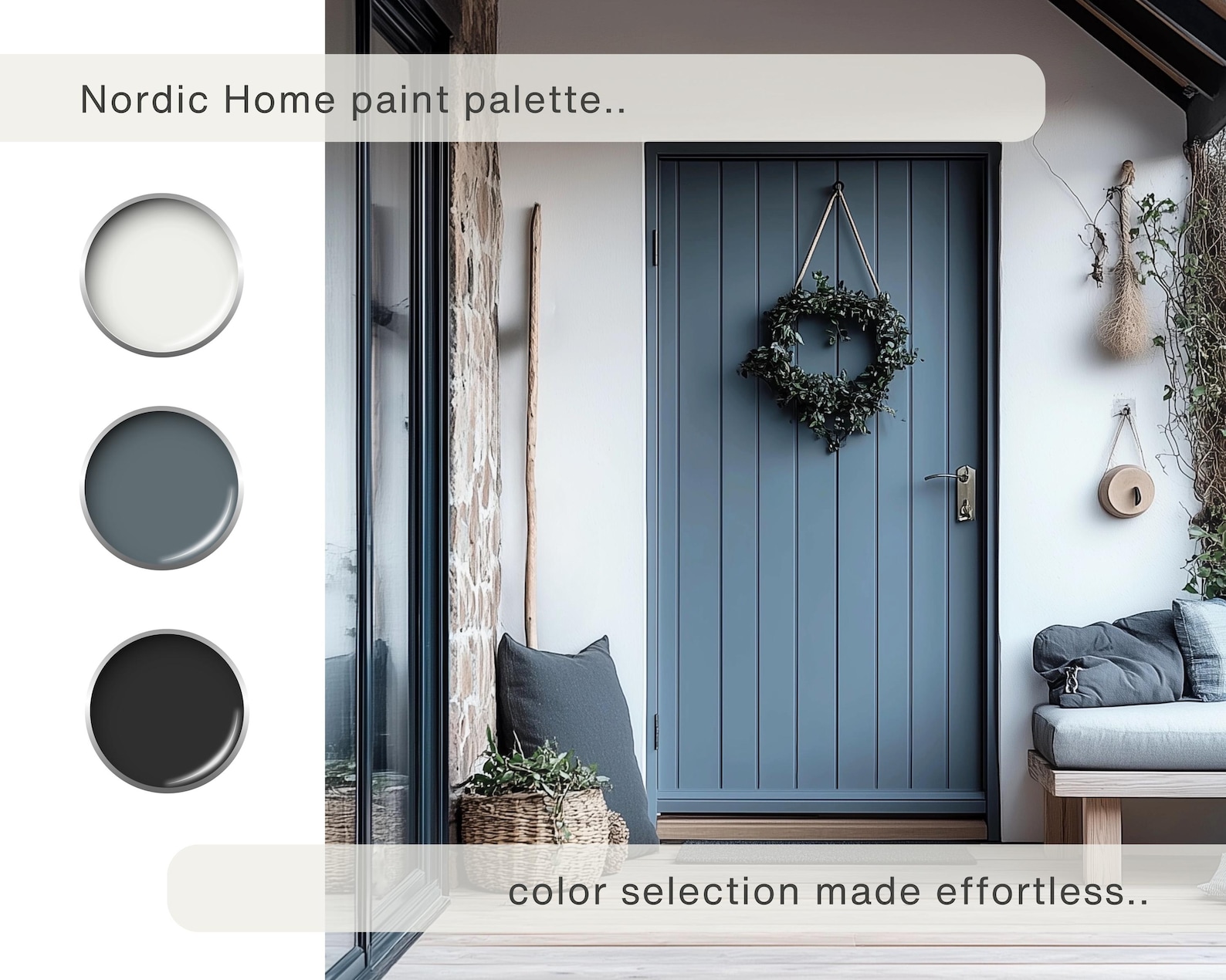 Nordic Scandinavian Color Palette: Sherwin Williams Paint Palette for ...
