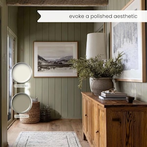 Sherwin Williams Moody English Cottage Color Palette: Whole House Interior Paint Scheme For French Country, Cottagecore, Eclectic Farmhouse. image 7