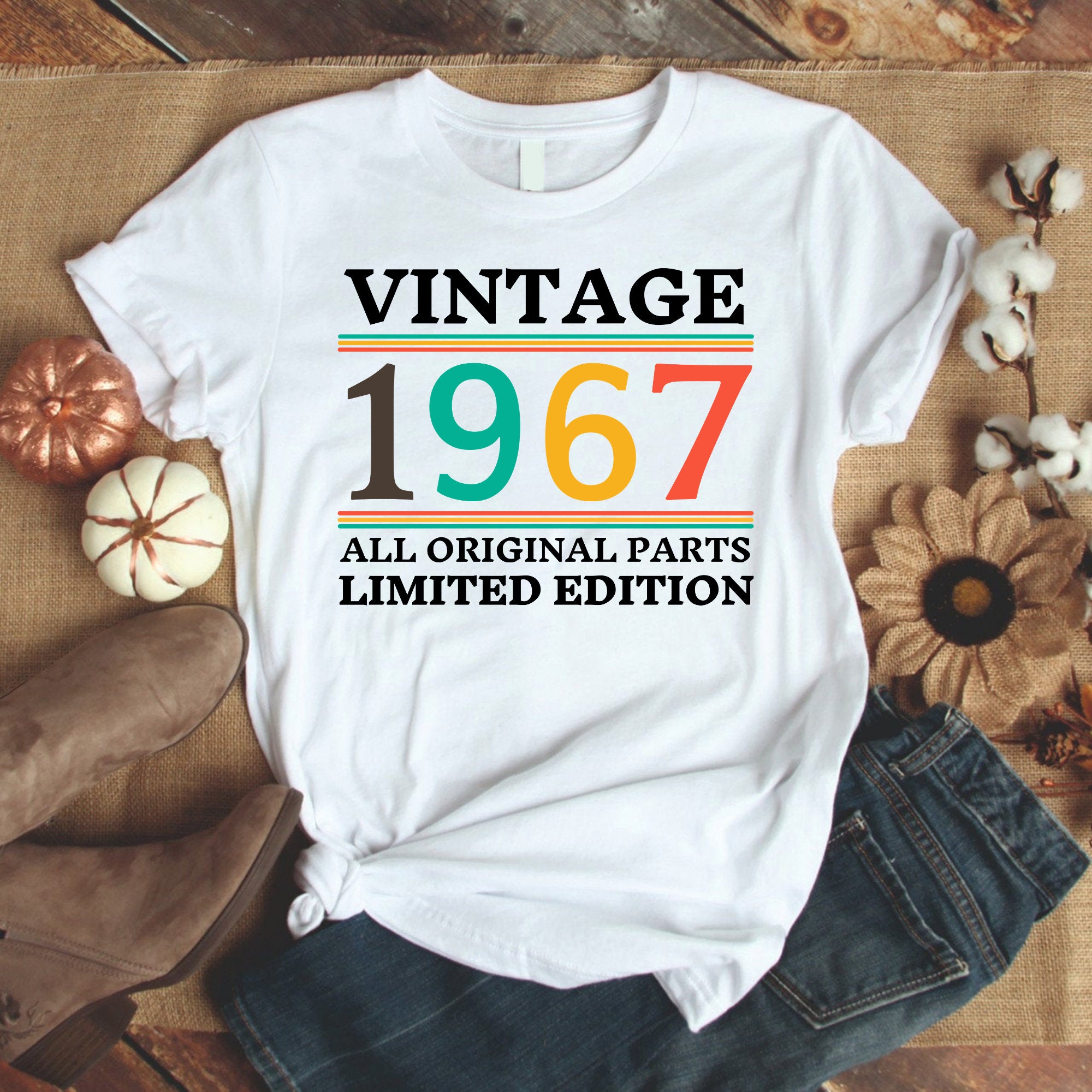 54th Birthday Shirt Vintage 1967 Tee 1967 Birthday Tshirt - Etsy Australia