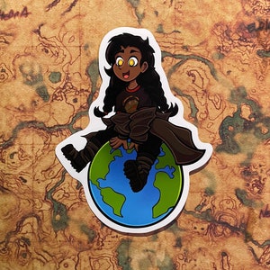 The Locked Tomb Sticker | Nona (Nona the Ninth) | Glossy Vinyl Sticker Waterproof