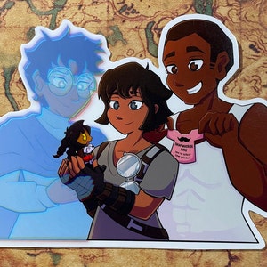 The Locked Tomb Sticker | Found Family (Nona the Ninth) | Glossy Vinyl Sticker Waterproof