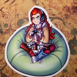 Horizon Zero Dawn Sticker | Aloy Gaming | Glossy Vinyl Sticker Waterproof