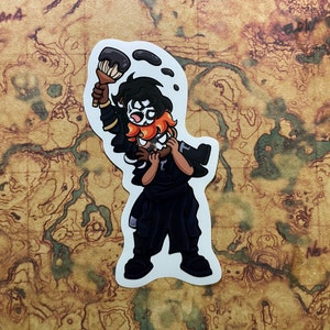 The Locked Tomb Sticker | Griddlehark Hijinks (Gideon the Ninth) | Glossy Vinyl Sticker Waterproof