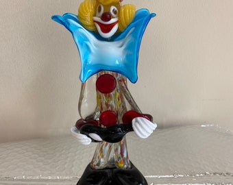 Glass Clown Etsy