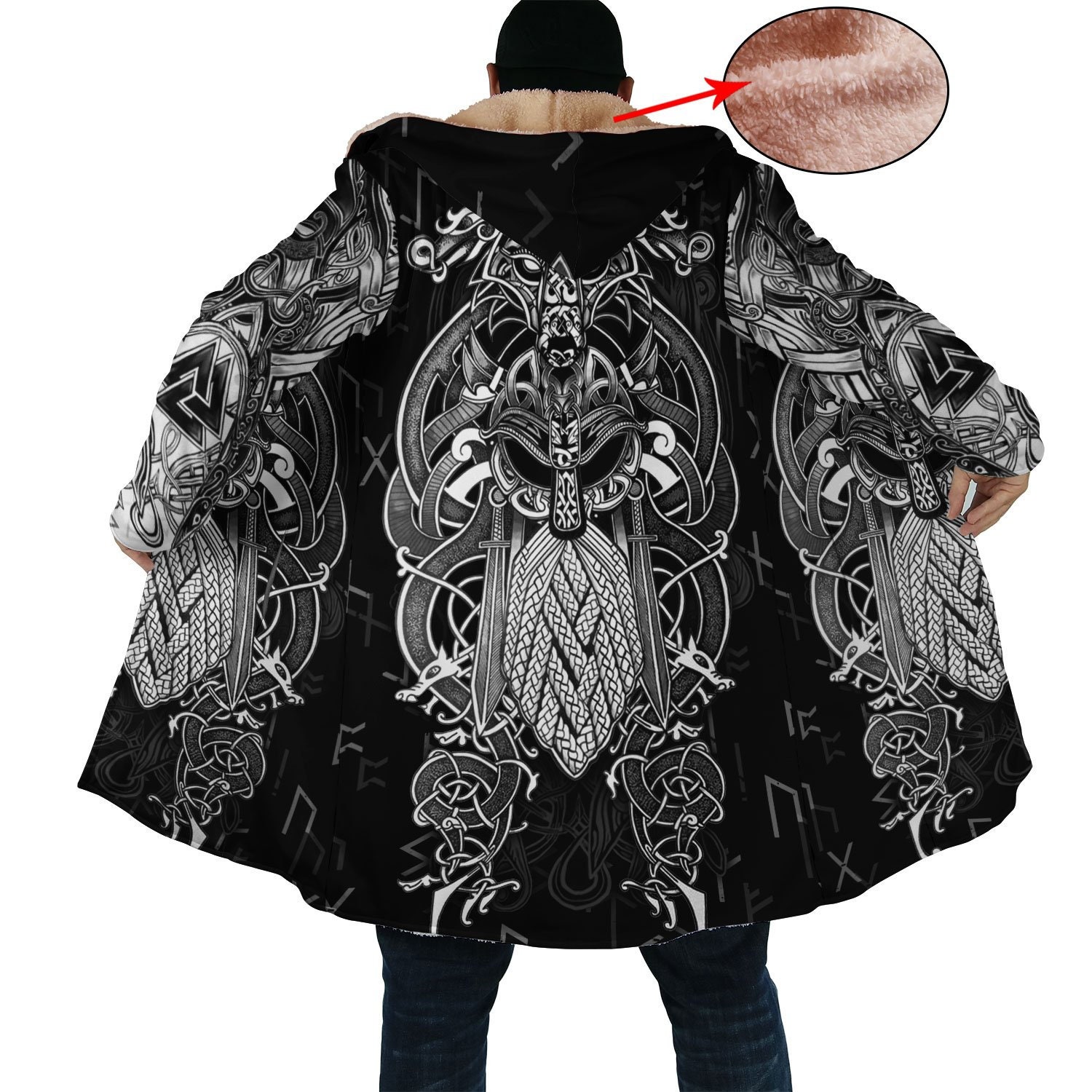 Viking Dream Cloak Jacket coat long jacket coat Vintage Etsy