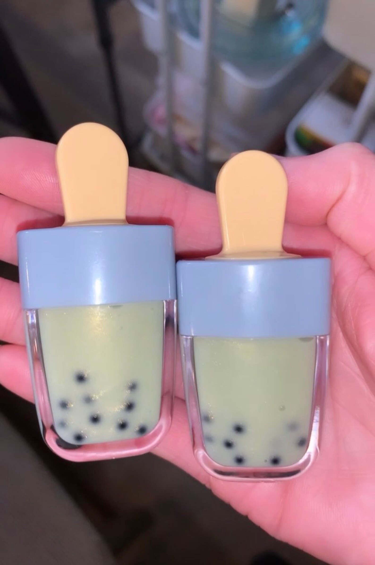 Matcha green tea boba lip gloss Etsy