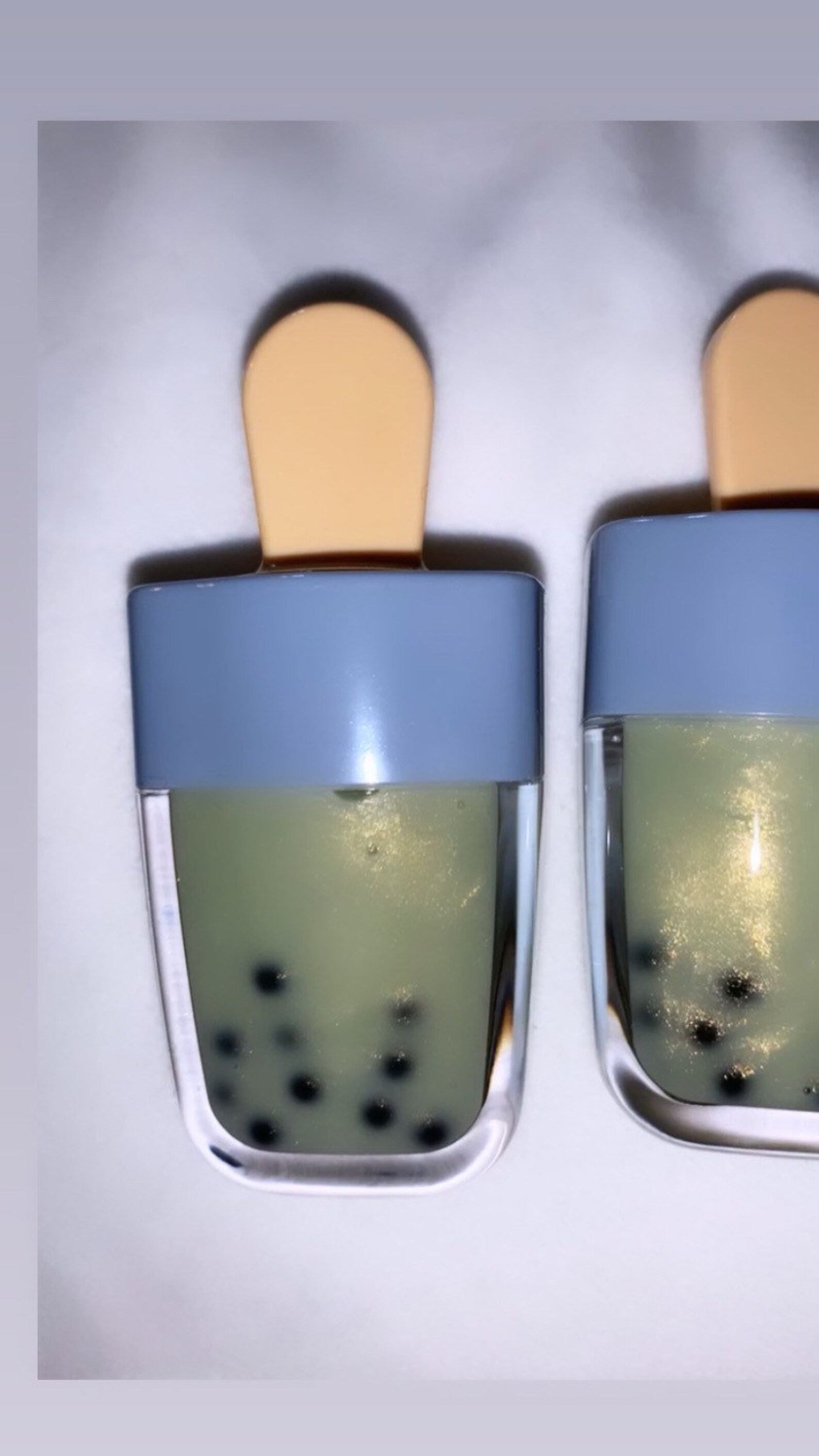 Matcha green tea boba lip gloss Etsy
