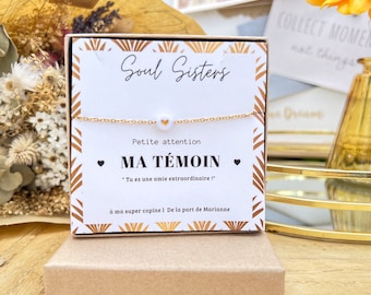 Witness Bracelet l Bridesmaid Request | | Custom Witness Bracelet