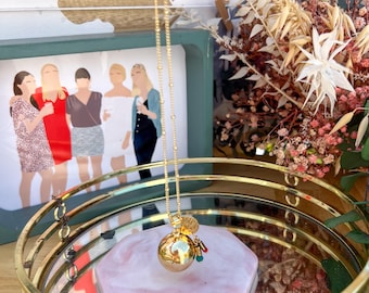 Pachamama embarazo bola Intie l piedra fina natural Idea de regalo para la futura madre l Collar de embarazo para mujer embarazada