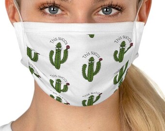 Esta máscara facial de algodón Succs 100%