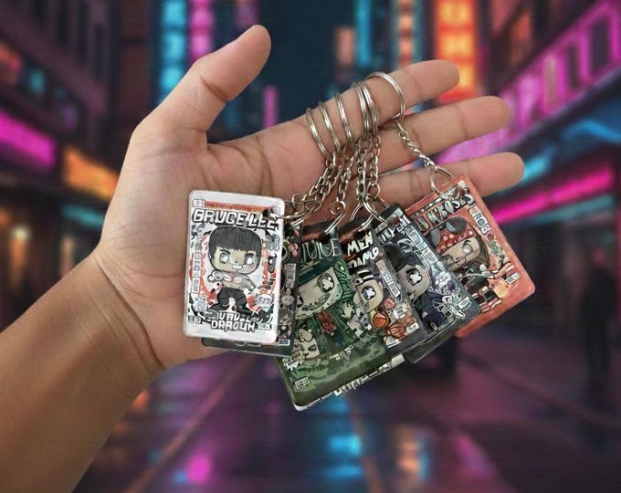 Featured listing image: Collectible Miniature Pop Culture Keychains