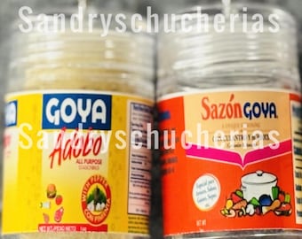 Mini Seasoning Keychains On The Go/Foodies/Food/Chef/Halloween/Stocking stuffer/Thanksgiving/Christmas/Super bowl/Puerto Rican/Spice/Herbs