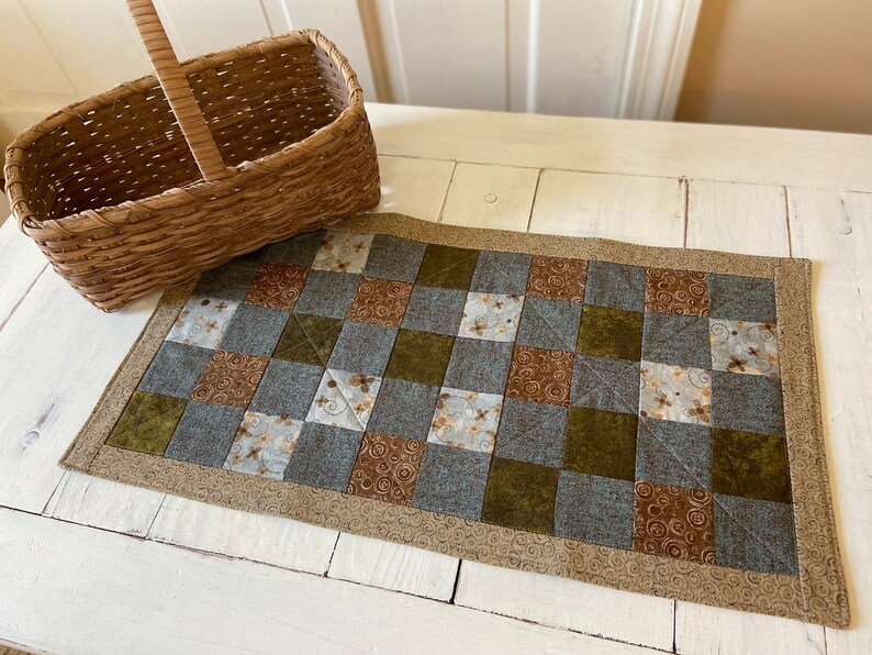 One of a Kind Quilted Table Runners Measure Approx 12 X 22.5. Made From