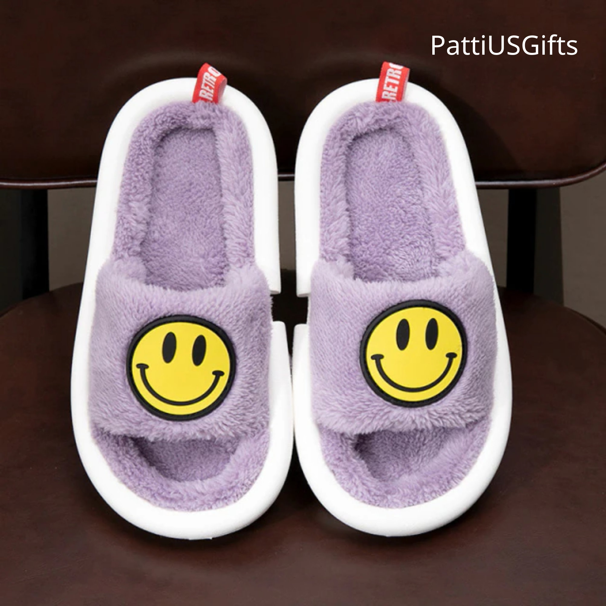 smiley face slippers amazon