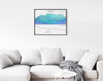 Myosotis Lake simply download & print at home Skoki Loop perfect as gift Printable mountain digital art wall decor Banff National Park Myosotis Lake simply download & print at home Skoki Loop perfect as gift Printable mountain digital art wall decor Banff National Park