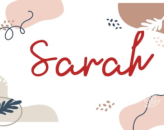 Sarah Font handschriftlettertype, casual handschrift, digitaal lettertype, cursief handgeschreven lettertype, cool handgeschreven lettertype, realistisch handgeschreven lettertype