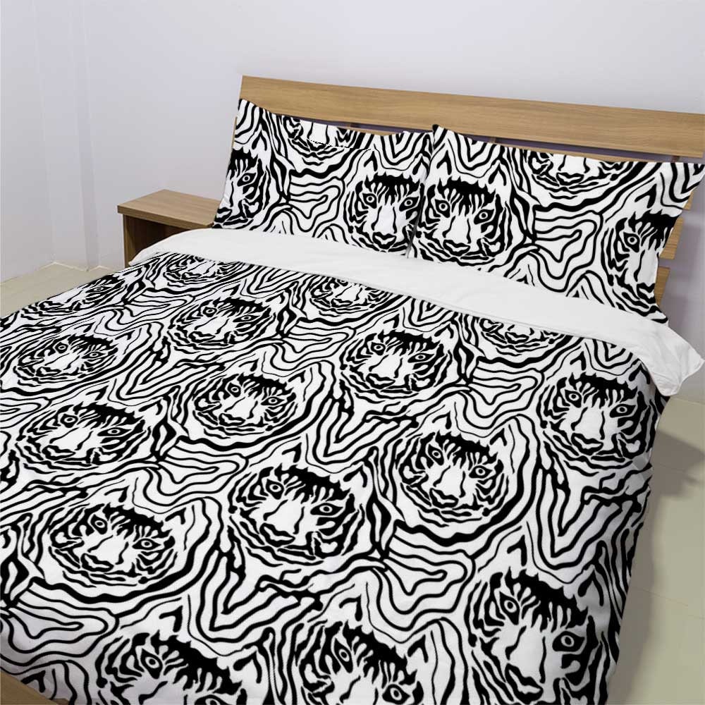 Optical illusion animal pattern Bedding Set Duvet Covers Etsy