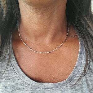 Gold satellite tube beaded necklace, satellite necklace, layering necklace, choker necklace, everyday layering necklace, satellite choker
