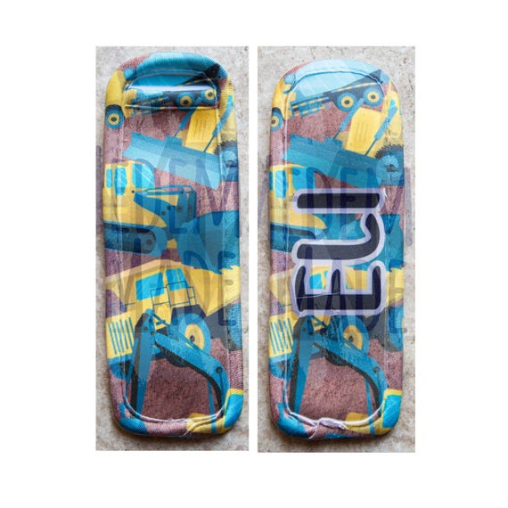 Construction Truck Ice Pop Holder| Ice Pop Sleeve | Custom Ice Pop Holder | Freeze Pop Holder | Party Favor | Christmas Stocking Stuffer