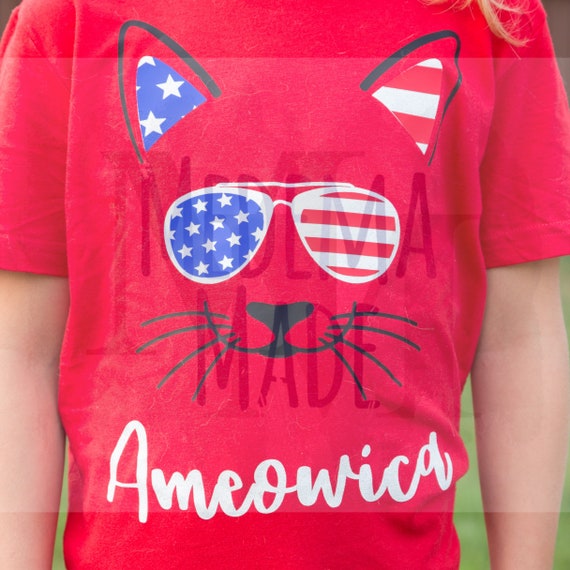 Cat fourth of july shirt outlet