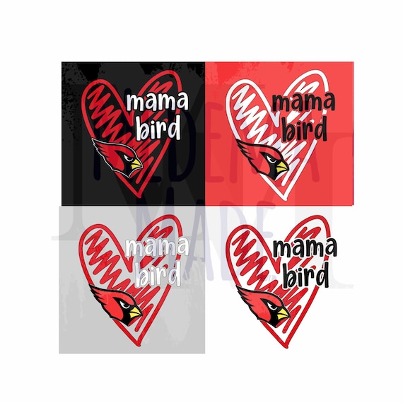 Meridian School District - Stillman Valley Cardinals Spirit Wear - Mama Bird Option #2