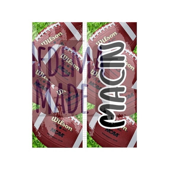 Football Ice Pop Holder| Ice Pop Sleeve | Personalized Ice Pop Holder | Freeze Pop Holder | Party Favor | Christmas Stocking Stuffer