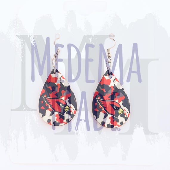 Stillman Valley Cardinals Camo Earrings | Meridian School District Spirit Wear | Cardinals Spirit Wear