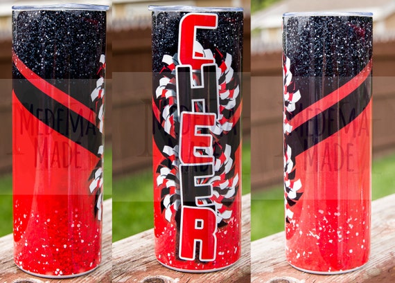 Stillman Valley Cardinals Red & Black Cheer 20 Ounce Sublimation Tumbler