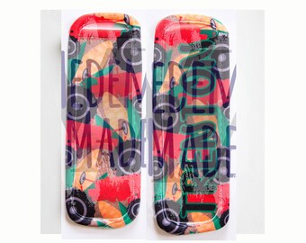 Red Tractor Ice Pop Holder| Ice Pop Sleeve | Personalized Ice Pop Holder | Freeze Pop Holder | Party Favor | Christmas Stocking Stuffer