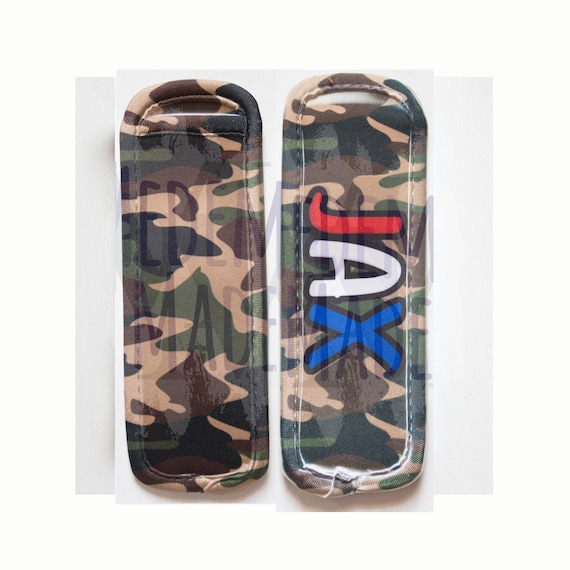 Military Camo Popsicle Holder | Personalized Popsicle Holder | Ice Pop | Pool Party Favor | Popsicle Sleeve | Custom Kid Stocking Stuffer