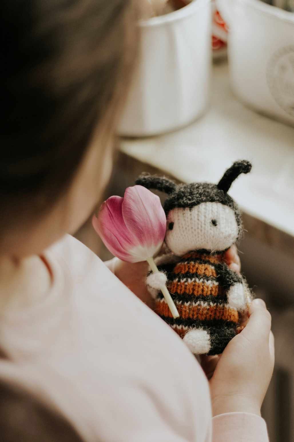 PDF ENG/UKR Knitting Bee Pattern Tutorial Knitted Honeybee Step by Step ...